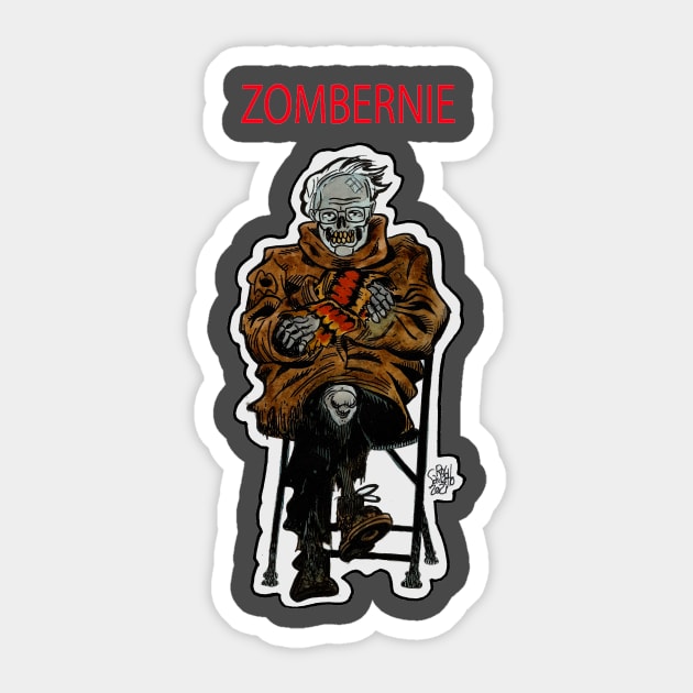 Zombernie Sticker by rsacchetto